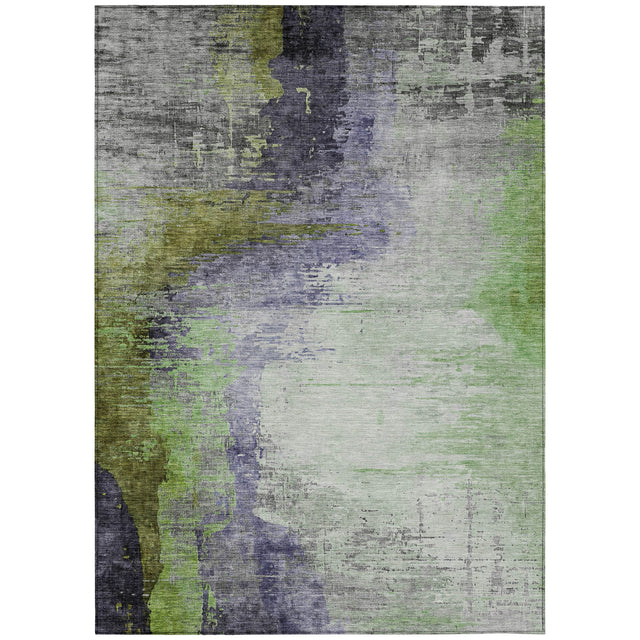 Addison Chantille ACN2041 Abstract Machine Made Transitional Plum Rug