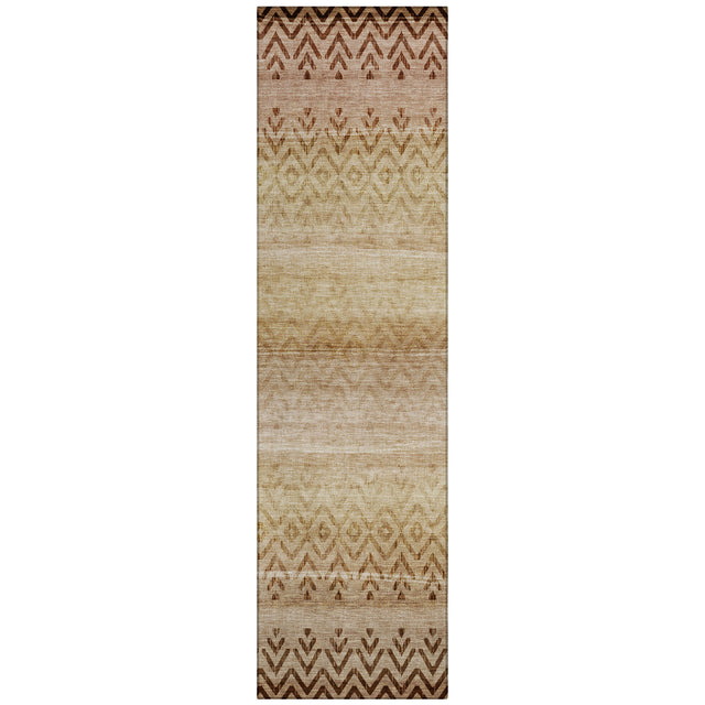 Addison Chantille ACN2042 Geometric Machine Made Transitional Beige Rug