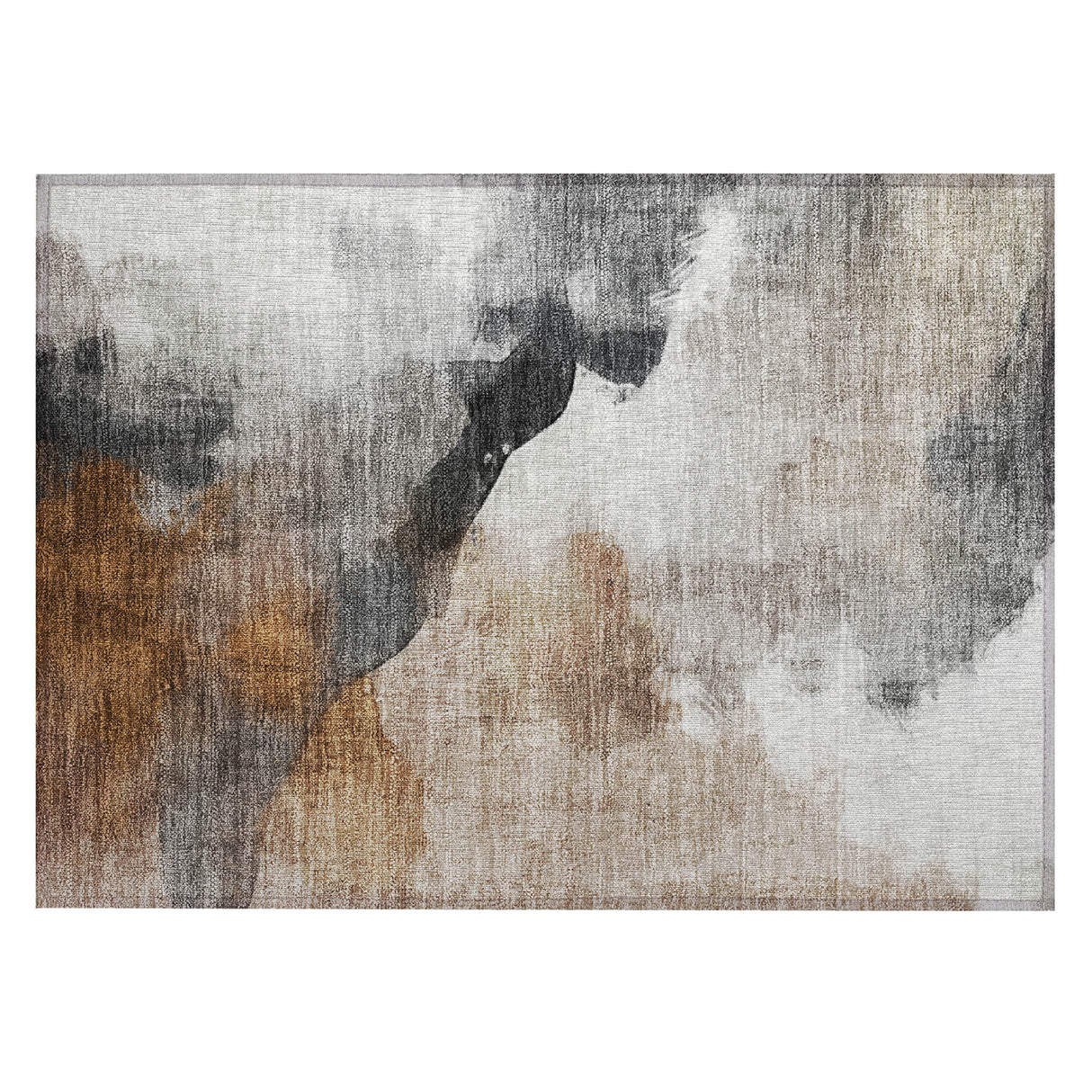 Addison Chantille ACN2043 Abstract Machine Made Transitional Paprika Rug