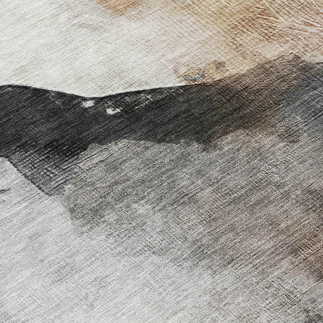 Addison Chantille ACN2043 Abstract Machine Made Transitional Paprika Rug