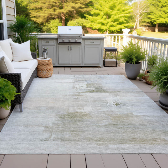 Addison Chantille ACN2044 Abstract Machine Made Transitional Linen Rug