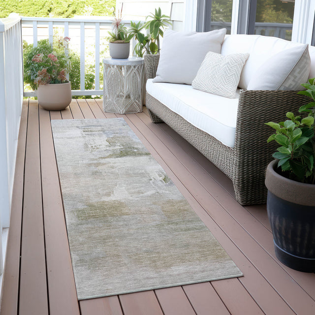 Addison Chantille ACN2044 Abstract Machine Made Transitional Linen Rug