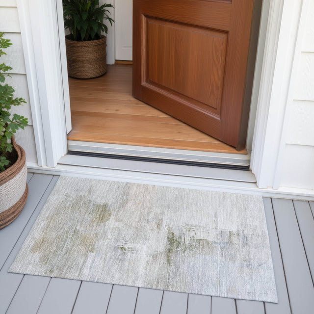 Addison Chantille ACN2044 Abstract Machine Made Transitional Linen Rug