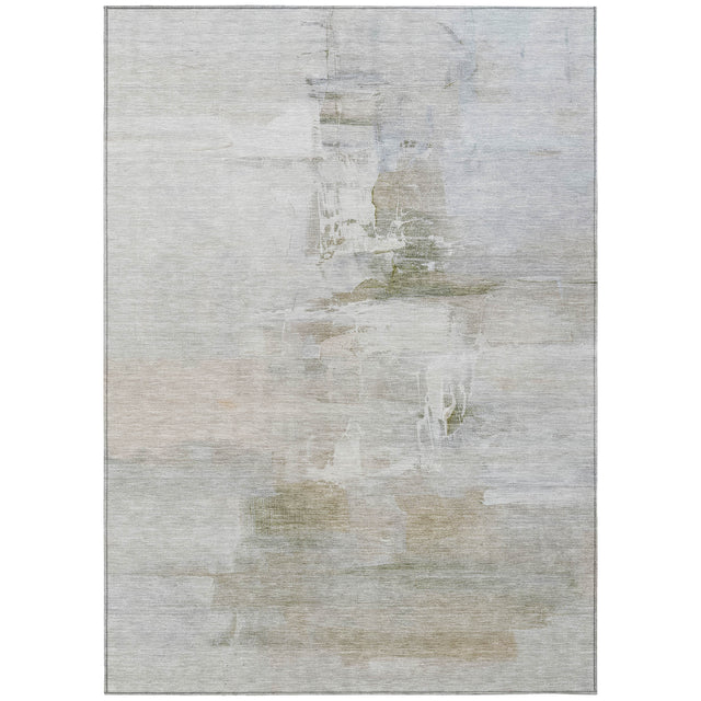 Addison Chantille ACN2044 Abstract Machine Made Transitional Linen Rug