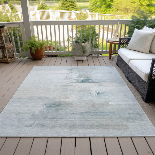 Addison Chantille ACN2044 Abstract Machine Made Transitional Sky Rug