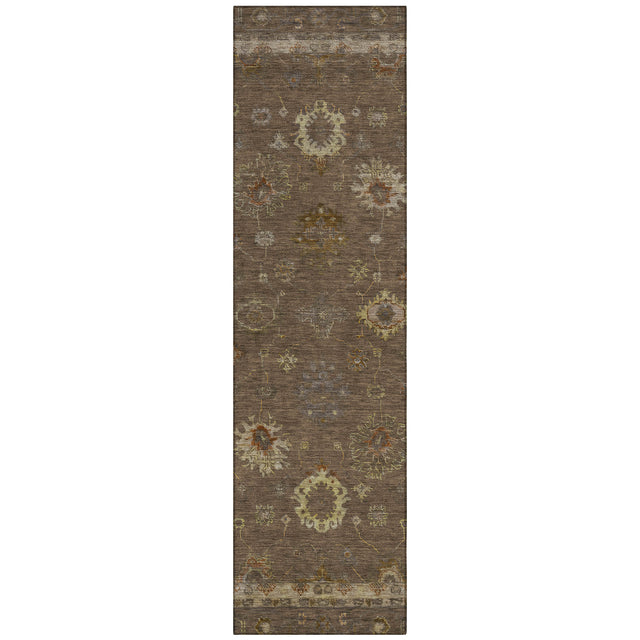 Addison Chantille ACN2045 Global Machine Made Traditional Chocolate Rug