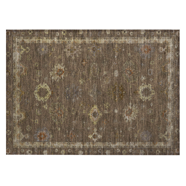 Addison Chantille ACN2045 Global Machine Made Traditional Chocolate Rug