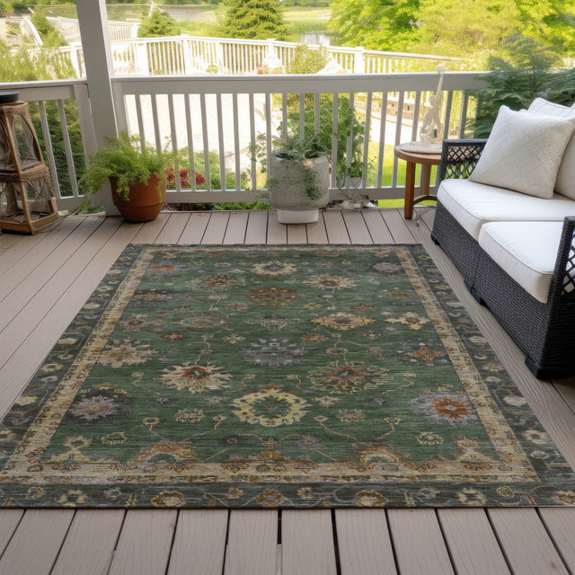 Addison Chantille ACN2045 Global Machine Made Traditional Fern Rug