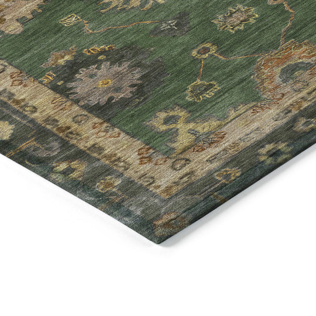 Addison Chantille ACN2045 Global Machine Made Traditional Fern Rug