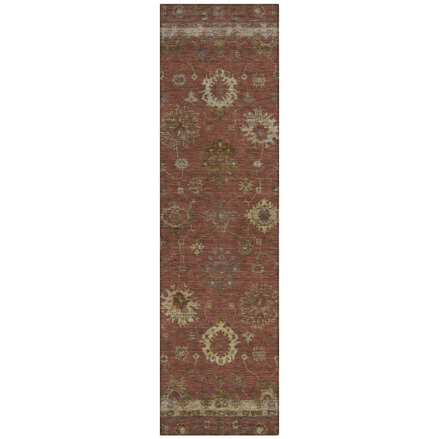 Addison Chantille ACN2045 Global Machine Made Traditional Paprika Rug
