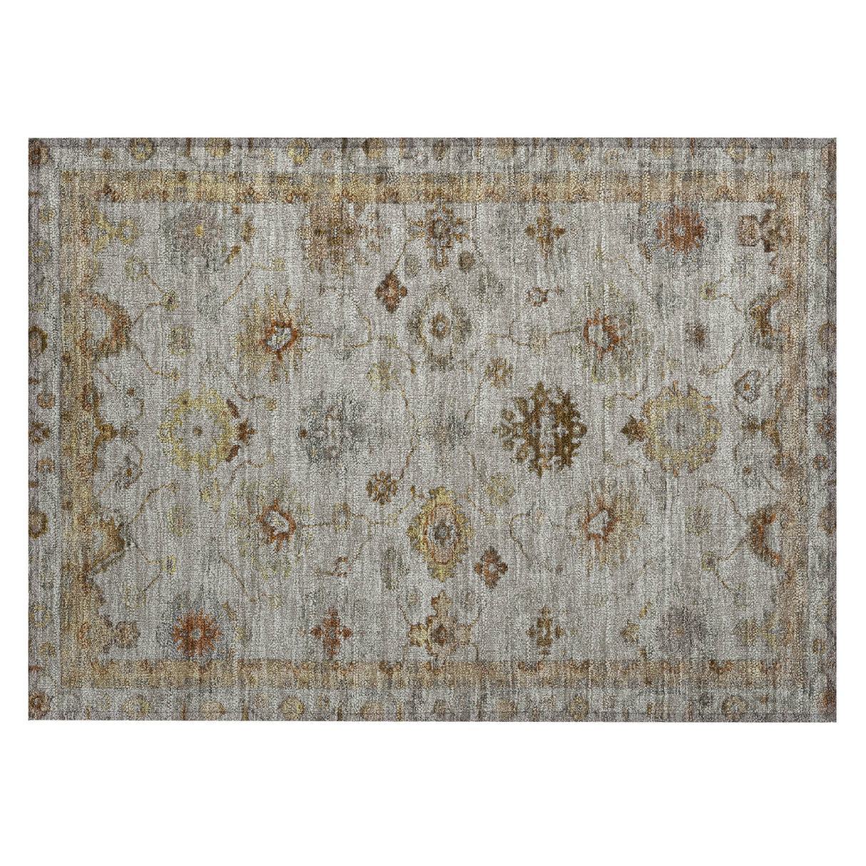 Addison Chantille ACN2045 Global Machine Made Traditional Taupe Rug