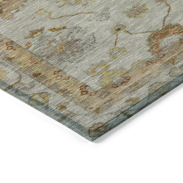 Addison Chantille ACN2045 Global Machine Made Traditional Taupe Rug