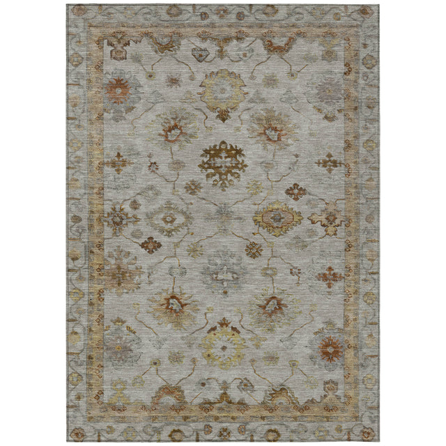 Addison Chantille ACN2045 Global Machine Made Traditional Taupe Rug