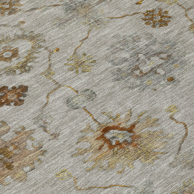 Addison Chantille ACN2045 Global Machine Made Traditional Taupe Rug