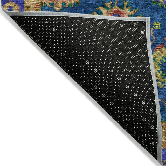 Addison Chantille ACN2046 Global Machine Made Traditional Blue Rug