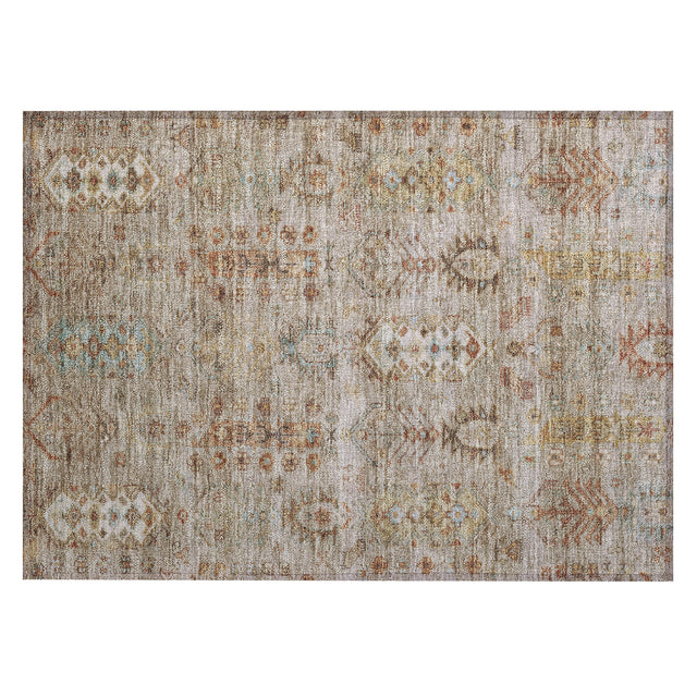 Addison Chantille ACN2047 Global Machine Made Traditional Beige Rug