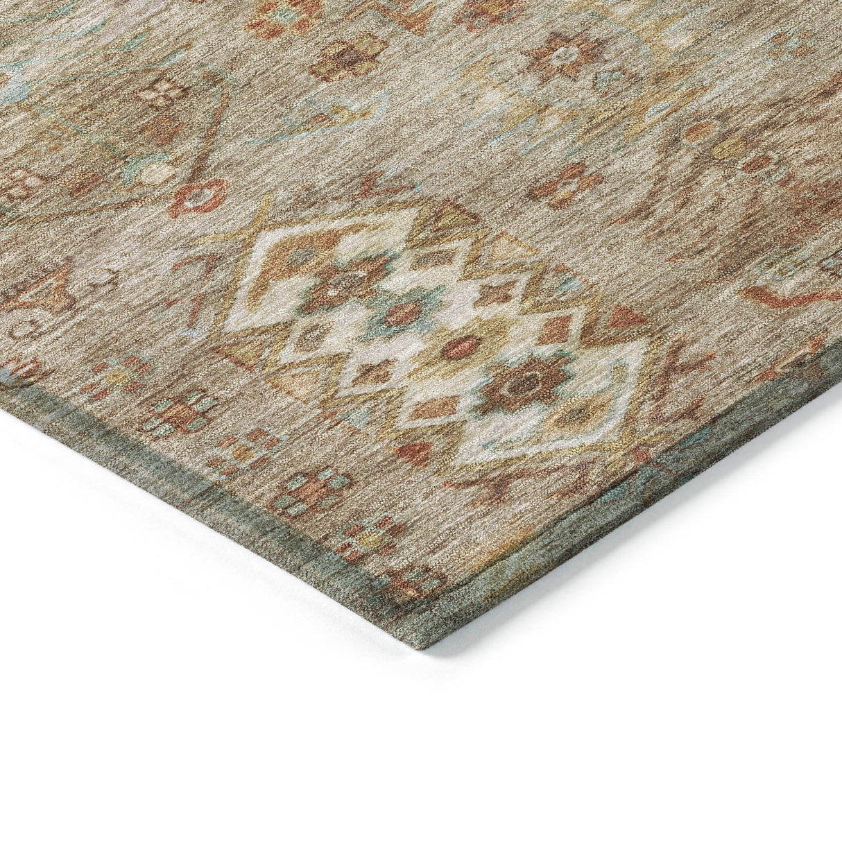 Addison Chantille ACN2047 Global Machine Made Traditional Beige Rug