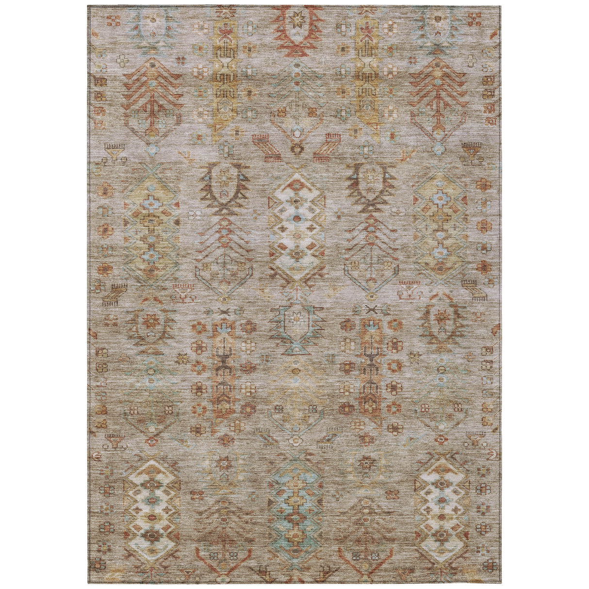 Addison Chantille ACN2047 Global Machine Made Traditional Beige Rug