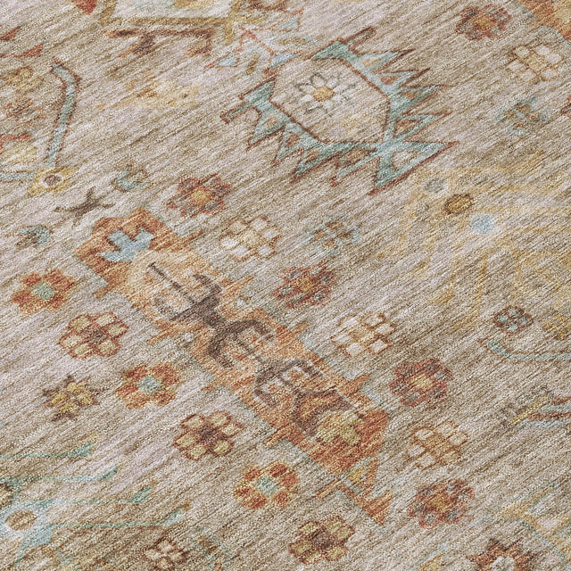 Addison Chantille ACN2047 Global Machine Made Traditional Beige Rug