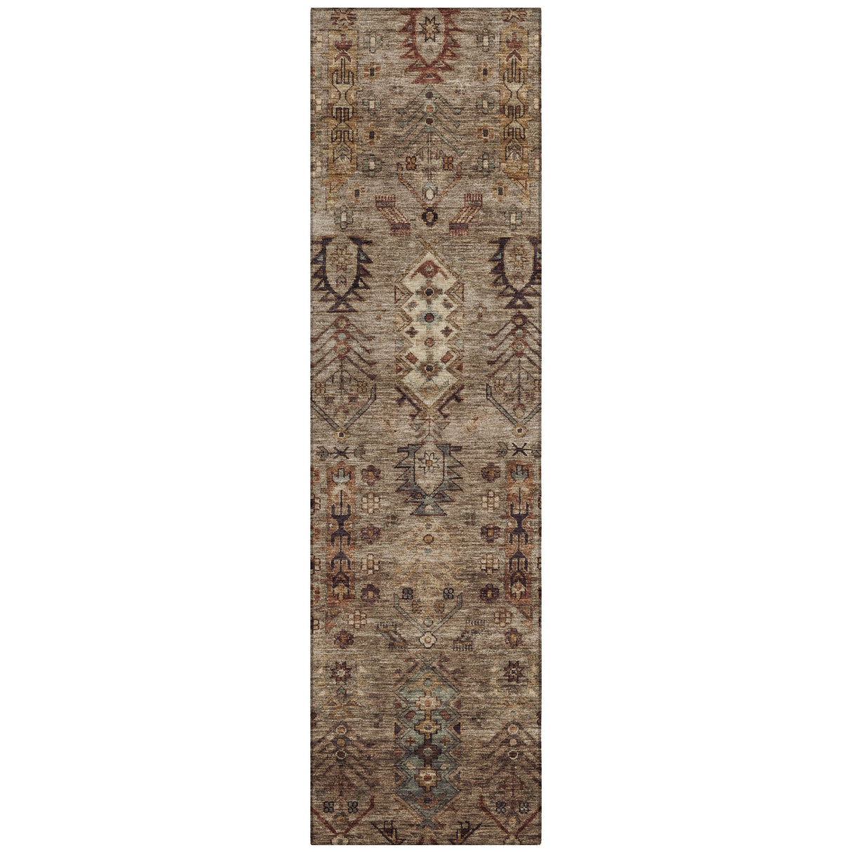 Addison Chantille ACN2047 Global Machine Made Traditional Brown Rug
