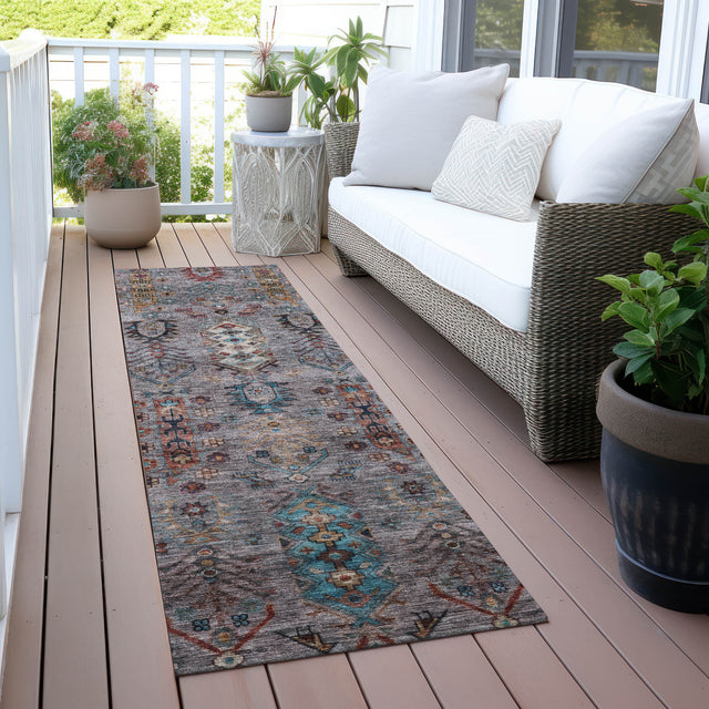 Addison Chantille ACN2047 Global Machine Made Traditional Gray Rug