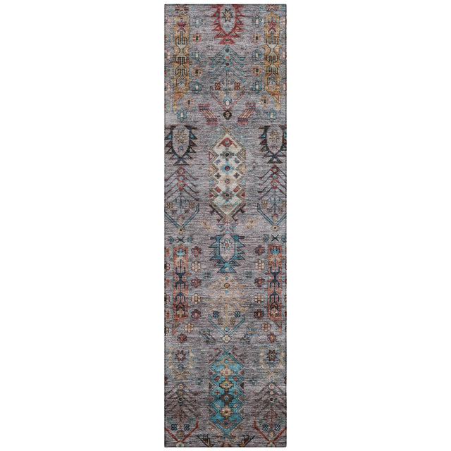Addison Chantille ACN2047 Global Machine Made Traditional Gray Rug
