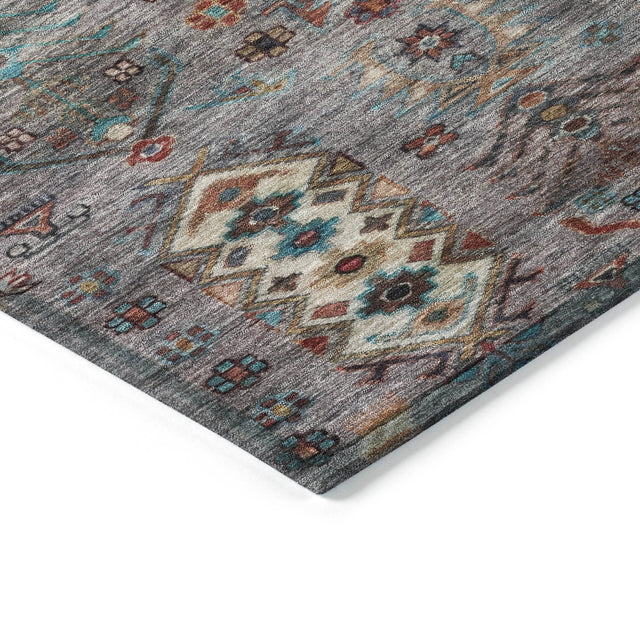 Addison Chantille ACN2047 Global Machine Made Traditional Gray Rug