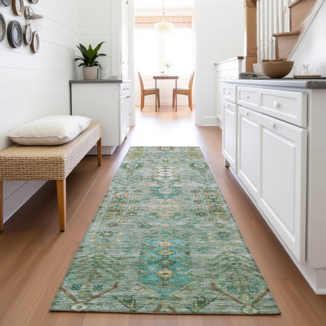 Addison Chantille ACN2047 Global Machine Made Traditional Sage Rug