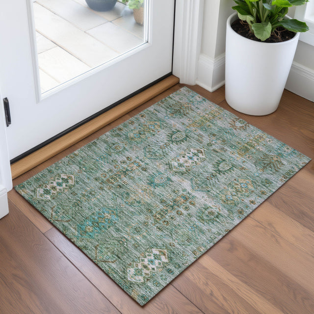 Addison Chantille ACN2047 Global Machine Made Traditional Sage Rug