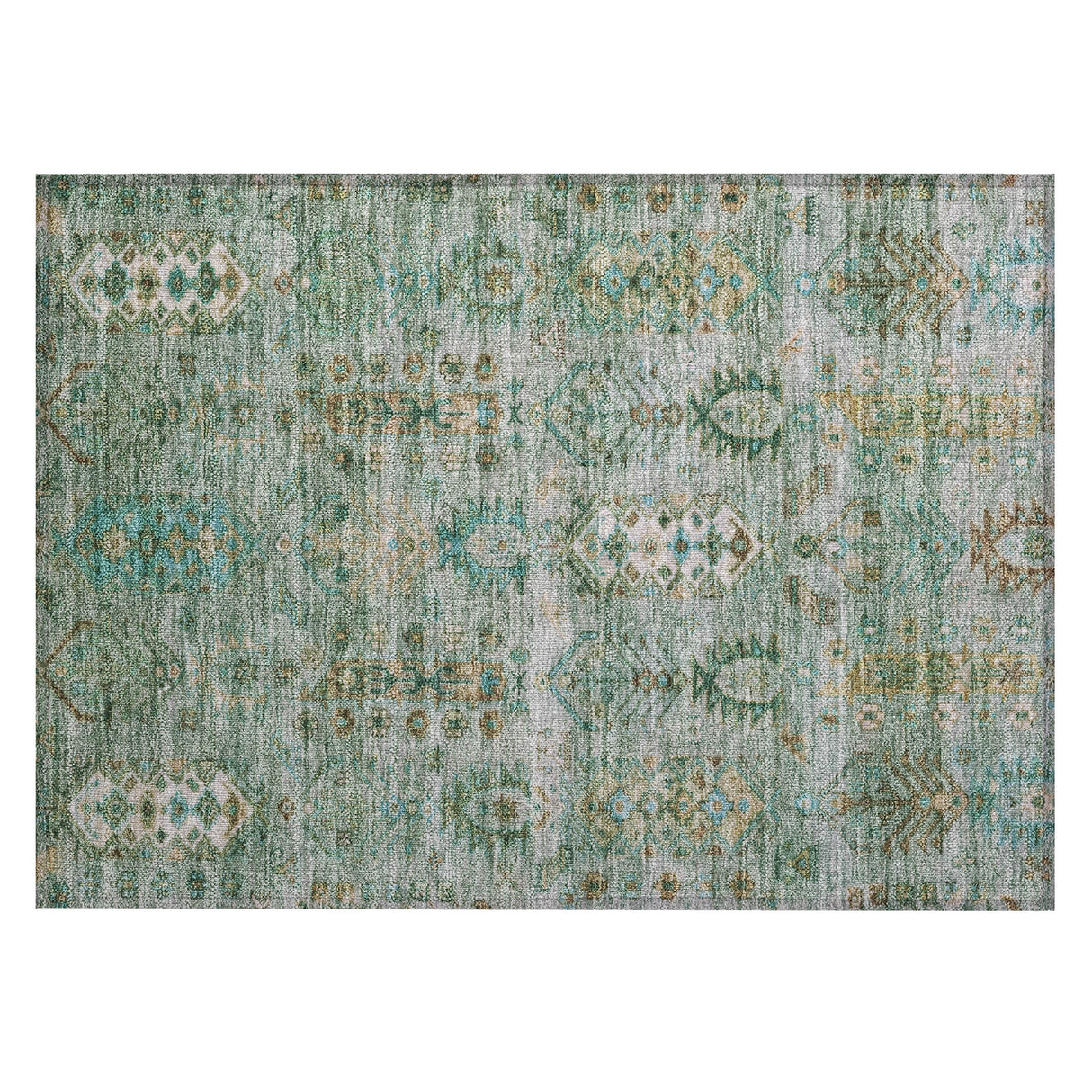 Addison Chantille ACN2047 Global Machine Made Traditional Sage Rug