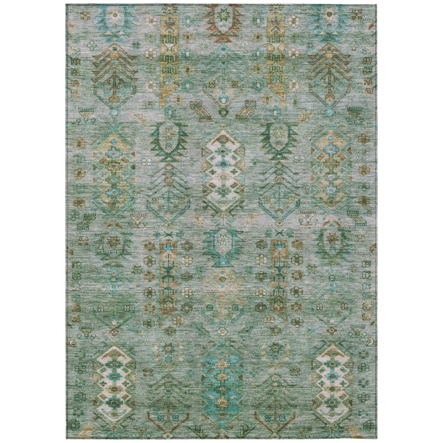 Addison Chantille ACN2047 Global Machine Made Traditional Sage Rug