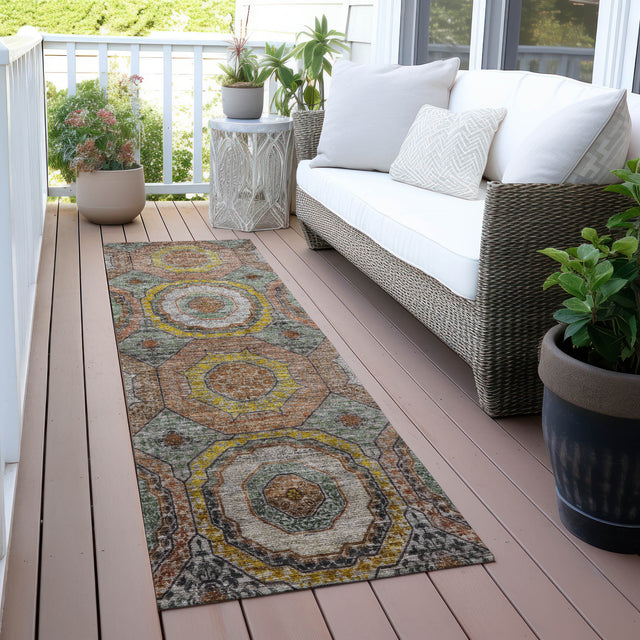 Addison Chantille ACN2050 Panel Machine Made Transitional Sage Rug