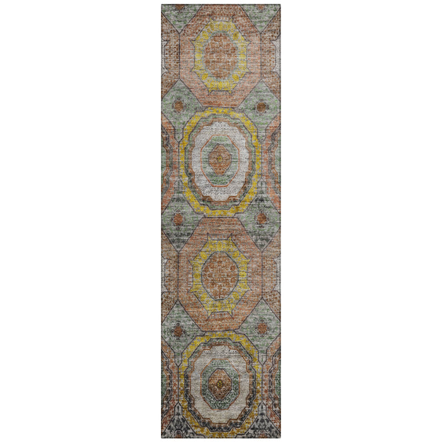 Addison Chantille ACN2050 Panel Machine Made Transitional Sage Rug