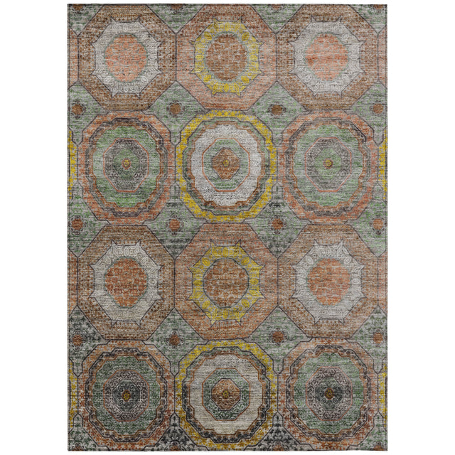 Addison Chantille ACN2050 Panel Machine Made Transitional Sage Rug