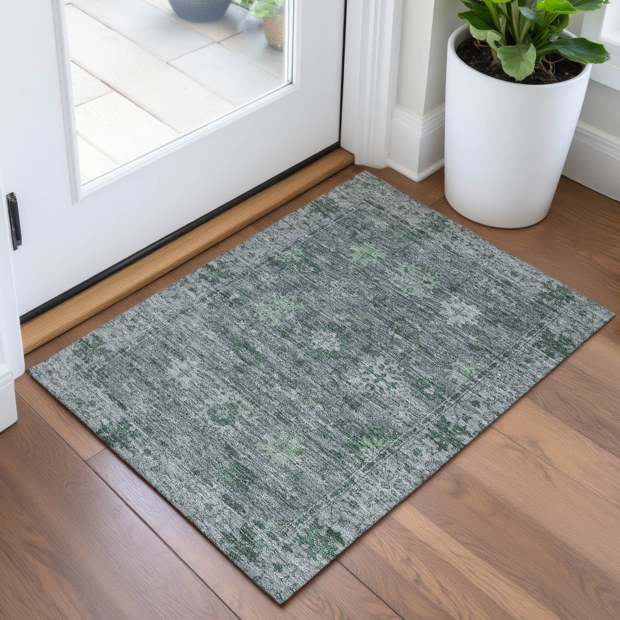 Addison Chantille ACN2051 Global Machine Made Traditional Aloe Rug