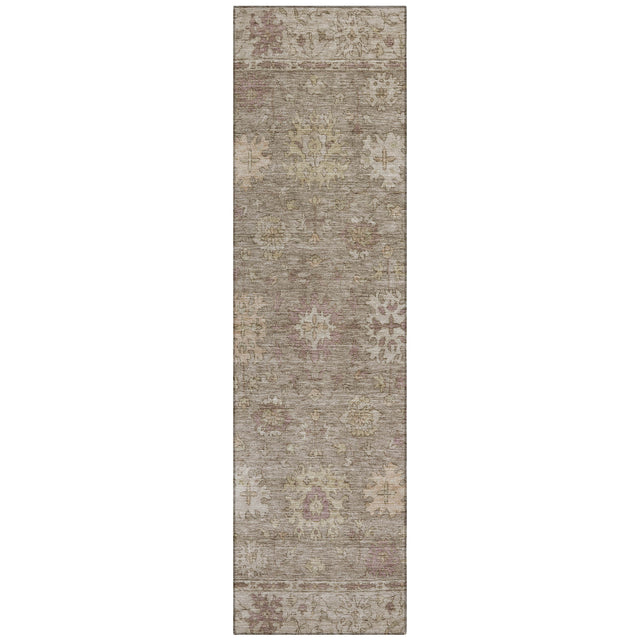 Addison Chantille ACN2051 Global Machine Made Traditional Khaki Rug