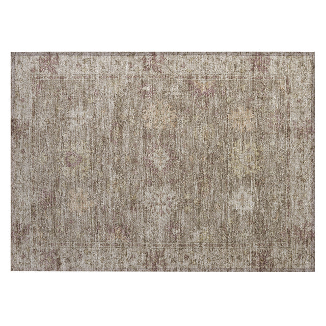Addison Chantille ACN2051 Global Machine Made Traditional Khaki Rug