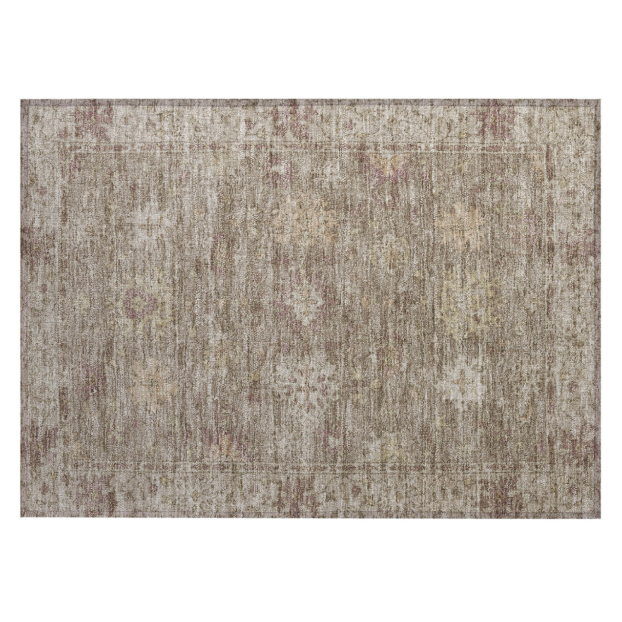 Addison Chantille ACN2051 Global Machine Made Traditional Khaki Rug