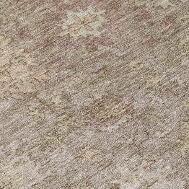 Addison Chantille ACN2051 Global Machine Made Traditional Khaki Rug