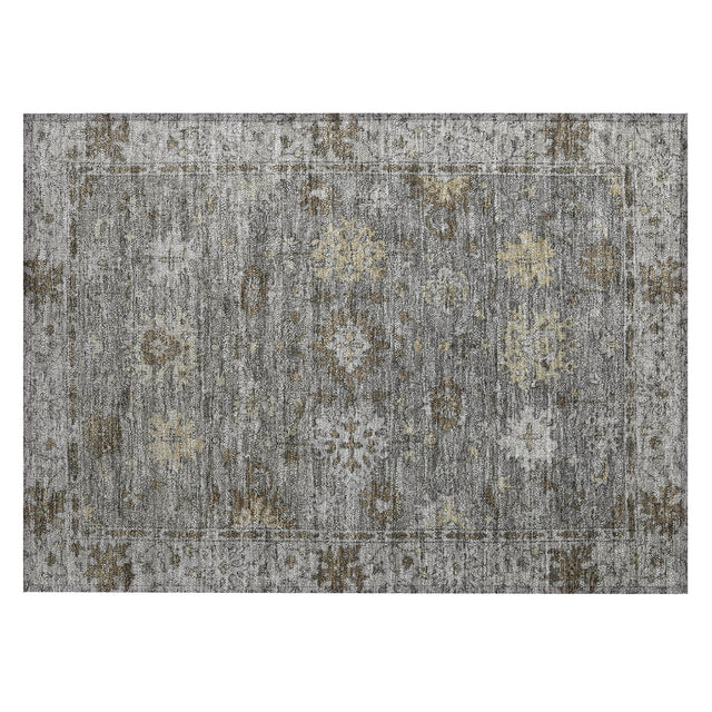 Addison Chantille ACN2051 Global Machine Made Traditional Pewter Rug