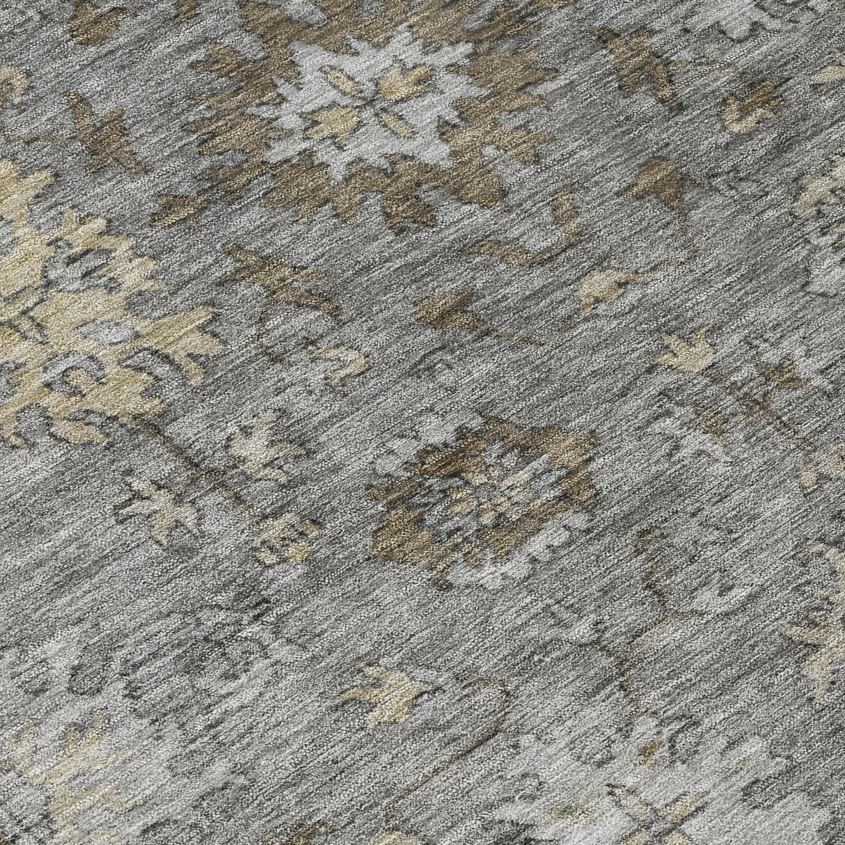 Addison Chantille ACN2051 Global Machine Made Traditional Pewter Rug