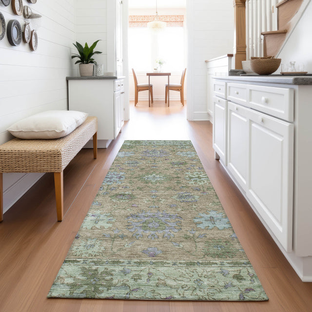 Addison Chantille ACN2052 Global Machine Made Traditional Brown Rug