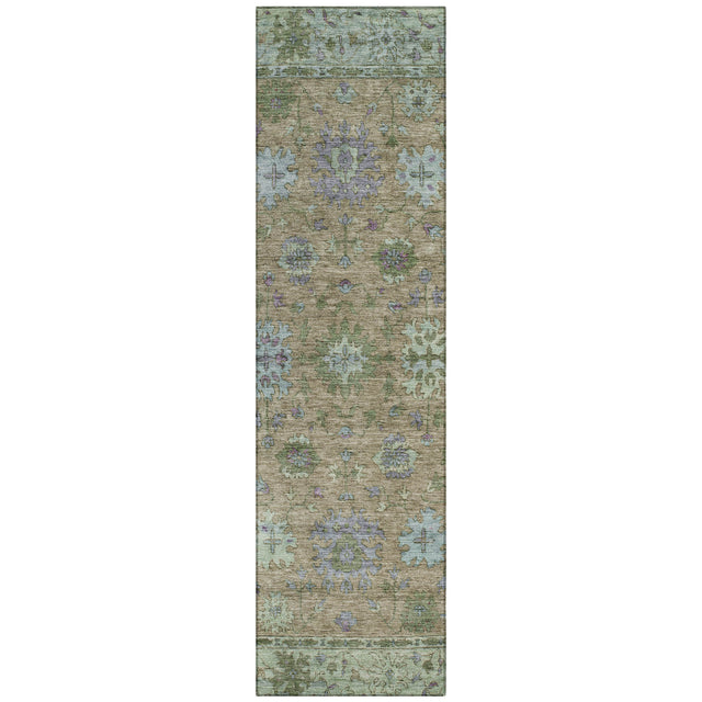 Addison Chantille ACN2052 Global Machine Made Traditional Brown Rug