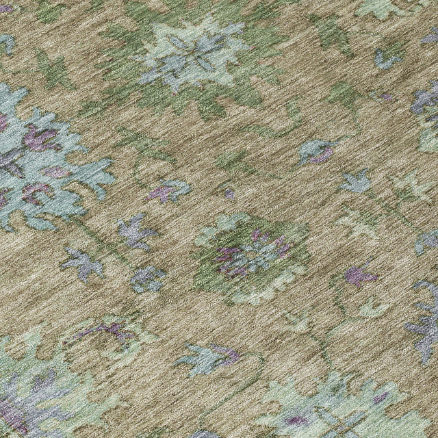 Addison Chantille ACN2052 Global Machine Made Traditional Brown Rug