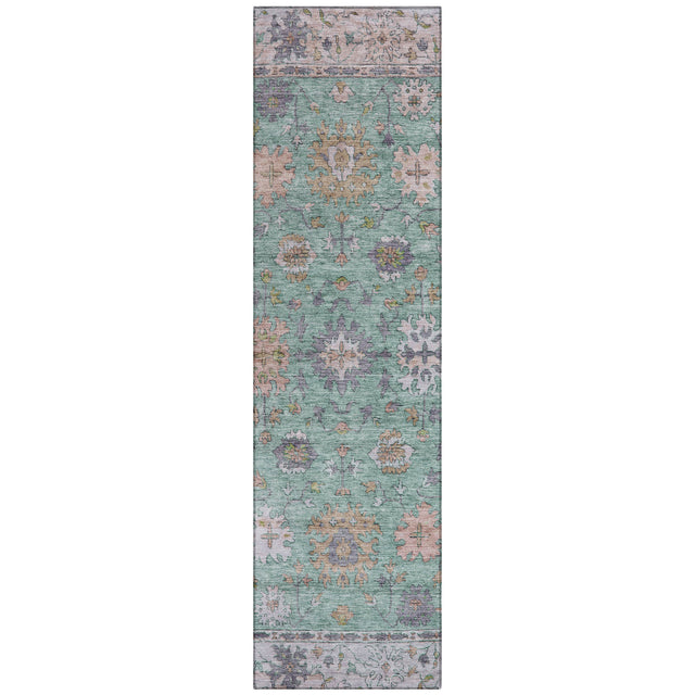 Addison Chantille ACN2052 Global Machine Made Traditional Mint Rug