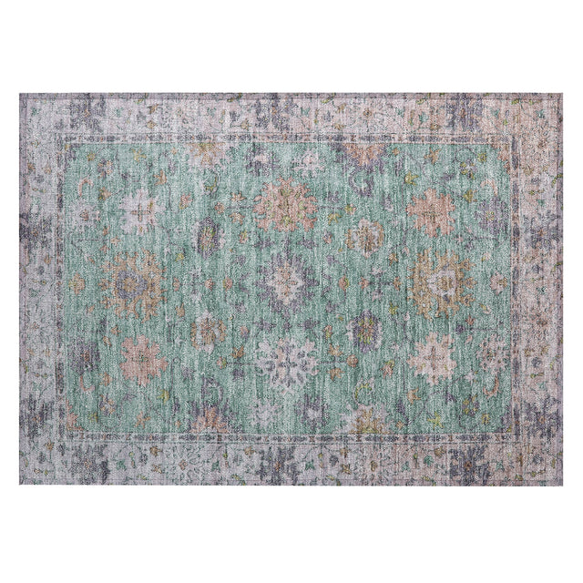 Addison Chantille ACN2052 Global Machine Made Traditional Mint Rug