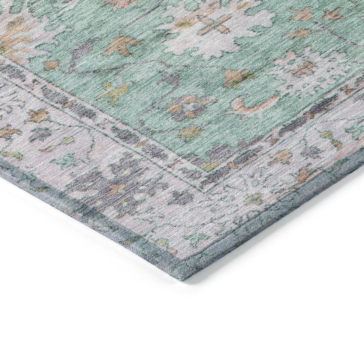 Addison Chantille ACN2052 Global Machine Made Traditional Mint Rug