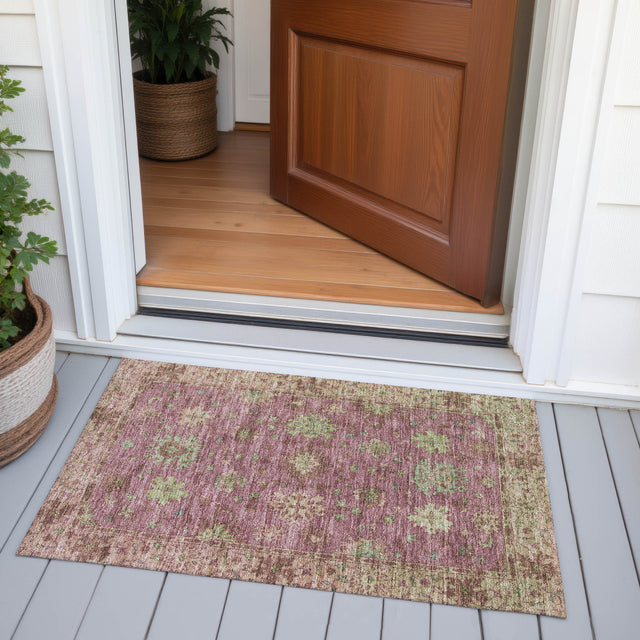 Addison Chantille ACN2052 Global Machine Made Traditional Pink Rug