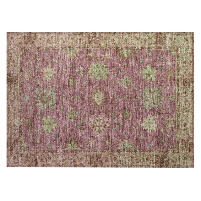 Addison Chantille ACN2052 Global Machine Made Traditional Pink Rug