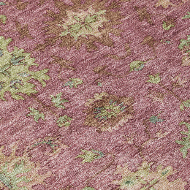 Addison Chantille ACN2052 Global Machine Made Traditional Pink Rug